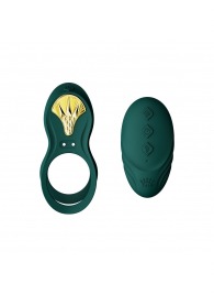 Зеленое эрекционное виброкольцо Bayek с пультом ДУ - Zalo - в Коврове купить с доставкой