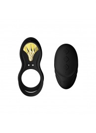 Черное эрекционное виброкольцо Bayek с пультом ДУ - Zalo - в Коврове купить с доставкой