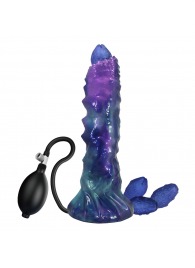 Фиолетовый яйцеродящий фаллоимитатор Duskwalker Sentinal на присоске - 22,4 см. - Baile - купить с доставкой в Коврове