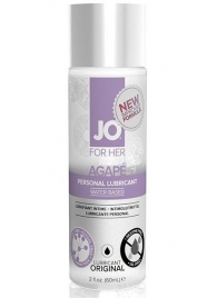 Лубрикант на водной основе для женщин JO AGAPE LUBRICANT ORIGINAL - 60 мл. - System JO - купить с доставкой в Коврове