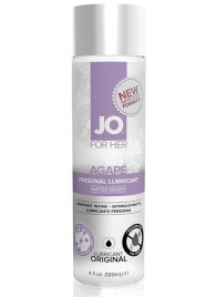 Женский лубрикант на водной основе JO AGAPE LUBRICANT ORIGINAL - 120 мл. - System JO - купить с доставкой в Коврове