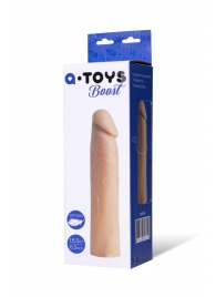 Реалистичная насадка с ярко выраженной головкой - 16,5 см. - A-toys - в Коврове купить с доставкой