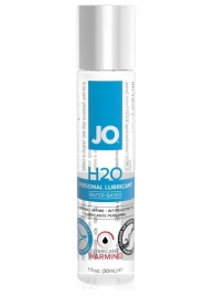Возбуждающий лубрикант на водной основе JO Personal Lubricant H2O Warming - 30 мл. - System JO - купить с доставкой в Коврове