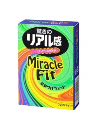 Презервативы Sagami Xtreme Miracle Fit - 5 шт. - Sagami - купить с доставкой в Коврове