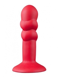 Красная анальная пробка SHOVE UP 5INCH SILICONE BUTT PLUG RED - 12,7 см. - NMC