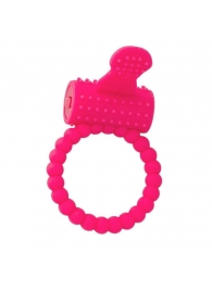 Розовое силиконовое виброкольцо A-toys - A-toys - в Коврове купить с доставкой