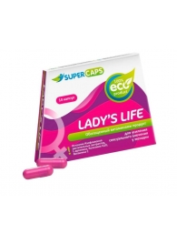 Возбуждающие капсулы Ladys Life - 14 капсул (0,35 гр.) - SuperCaps - купить с доставкой в Коврове