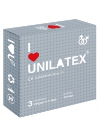 Презервативы с точками Unilatex Dotted - 3 шт. - Unilatex - купить с доставкой в Коврове