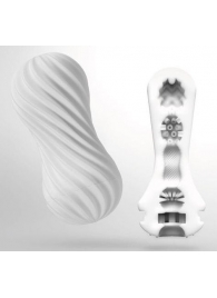 Мастурбатор FLEX Silky White с мягким рельефом - Tenga - в Коврове купить с доставкой