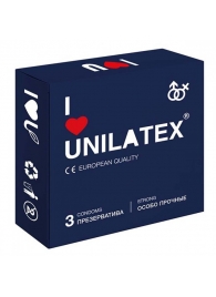 Ультрапрочные презервативы Unilatex Extra Strong - 3 шт. - Unilatex - купить с доставкой в Коврове