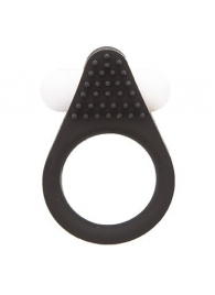 Чёрное эрекционное кольцо LIT-UP SILICONE STIMU RING 1 BLACK - Dream Toys - в Коврове купить с доставкой