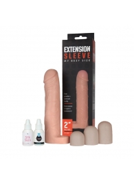 Насадка-удлинитель Extension sleeve с подхватом мошонки - 19 см. - Sitabella - в Коврове купить с доставкой