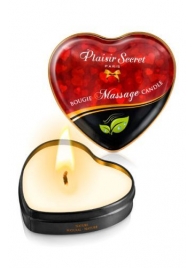 Массажная свеча с нейтральным ароматом Bougie Massage Candle - 35 мл. - Plaisir Secret - купить с доставкой в Коврове