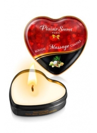 Массажная свеча с ароматом экзотических фруктов Bougie Massage Candle - 35 мл. - Plaisir Secret - купить с доставкой в Коврове