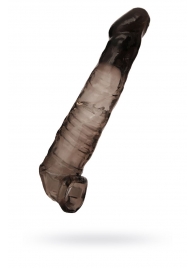 Чёрная насадка на пенис - 22,5 см. - ToyFa - в Коврове купить с доставкой