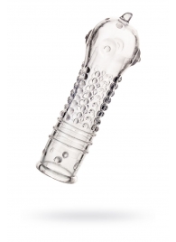 Прозрачная закрытая насадка на пенис TOYFA A-Toys - 14,7 см. - A-toys - в Коврове купить с доставкой