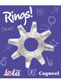 Прозрачное эрекционное кольцо Rings Cogweel - Lola Games - в Коврове купить с доставкой