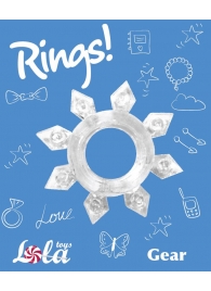 Прозрачное эрекционное кольцо Rings Gear - Lola Games - в Коврове купить с доставкой