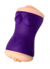 Двухсторонний мастурбатор JOS YARA в фиолетовой колбе - JOS - в Коврове купить с доставкой