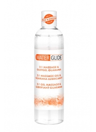 Гель-смазка 2-в-1 MASSAGE   LUBRICANT GUARANA - 300 мл. - Waterglide - купить с доставкой в Коврове