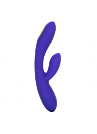 Фиолетовый вибратор с функцией электростимуляции Intimate E-Stimulator Dual Wand - 21,5 см. - California Exotic Novelties - купить с доставкой в Коврове