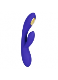 Фиолетовый вибратор с функцией электростимуляции Intimate E-Stimulator Dual Wand - 21,5 см. - California Exotic Novelties - купить с доставкой в Коврове