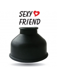 Чёрная уплотнительная насадка для помпы - размер S - 1137 - в Коврове купить с доставкой