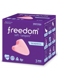 Женские гигиенические тампоны без веревочки FREEDOM normal - 3 шт. - Freedom - купить с доставкой в Коврове