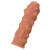Телесная реалистичная насадка KOKOS Extreme Sleeve 11 с дополнительной стимуляцией - 12,7 см. - KOKOS - в Коврове купить с доставкой