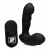 Черный стимулятор простаты Alpha-Pro 7X P-Milker Silicone Prostate Stimulator with Milking Bead - XR Brands - в Коврове купить с доставкой