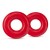 Набор из 2 красных эрекционных колец DONUT RINGS OVERSIZED - Blush Novelties - в Коврове купить с доставкой