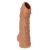 Телесная насадка с пупырышками и открытой головкой Nude Sleeve L - 14 см. - KOKOS - в Коврове купить с доставкой