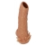 Телесная насадка с усиками и открытой головкой Nude Sleeve L - 14 см. - KOKOS - в Коврове купить с доставкой