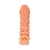 Телесная закрытая насадка с пупырышками Cock Sleeve Size M - 15,6 см. - KOKOS - в Коврове купить с доставкой