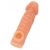 Телесная закрытая насадка с шершавой головкой Cock Sleeve Size M - 15,6 см. - KOKOS - в Коврове купить с доставкой