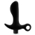 Черный анальный вибратор Silicone Vibrating Prostate Massager 01 - 10,8 см. - Blush Novelties - в Коврове купить с доставкой