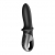 Черный анальный вибратор Hot Passion с функцией нагрева - Satisfyer - в Коврове купить с доставкой