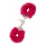 Металлические наручники с красной меховой опушкой METAL HANDCUFF WITH PLUSH RED - Dream Toys - купить с доставкой в Коврове