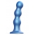 Голубая насадка Strap-On-Me Dildo Plug Balls size S - Strap-on-me - купить с доставкой в Коврове