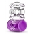 Фиолетовое эрекционное виброкольцо Pleaser Rechargeable C-Ring - Blush Novelties - в Коврове купить с доставкой