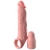 Телесная насадка-удлинитель 2 Inch Silicone X-tension with Strap - 20,3 см. - Pipedream - в Коврове купить с доставкой
