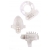Набор из 3 прозрачных эрекционных колец с вибрацией Teasers Ring Kit - Chisa - в Коврове купить с доставкой