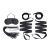 Эротический набор 4PC Bondage Bed Strap   Flogger Kit - Lux Fetish - купить с доставкой в Коврове