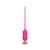 Розовый тонкий стимулятор Nipple Vibrator - 23 см. - I-MOON - купить с доставкой в Коврове