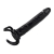 Чёрная насадка-фаллос для двойного проникновения INFLATABLE DILDO SLIM DONG  - 13,5 см. - Toyz4lovers - в Коврове купить с доставкой
