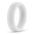 Белое люминесцентное эрекционное кольцо Silicone Glo Cock Ring - Blush Novelties - в Коврове купить с доставкой