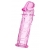 Розовая насадка фаллической формы - 12,5 см. - A-toys - в Коврове купить с доставкой