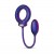 Фиолетовое эрекционное виброкольцо с анальным шариком Eclipse - ONE DC B.V. - в Коврове купить с доставкой