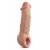 Телесная насадка-удлинитель Intrepid 9.25 Inch Realistic Penis Extender Sleeve - 23,5 см. - Blush Novelties - в Коврове купить с доставкой