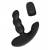 Черный силиконовый стимулятор простаты Levett Nitoc с пультом ДУ - Levett - в Коврове купить с доставкой